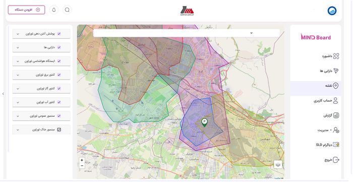 MIND Board LoRaWAN Map